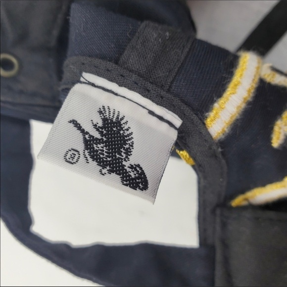 NWTF Turkey Golden Gobbler 2002 Black Gold Ball Cap Adjustable Strapback Hat VTG - Picture 11 of 11